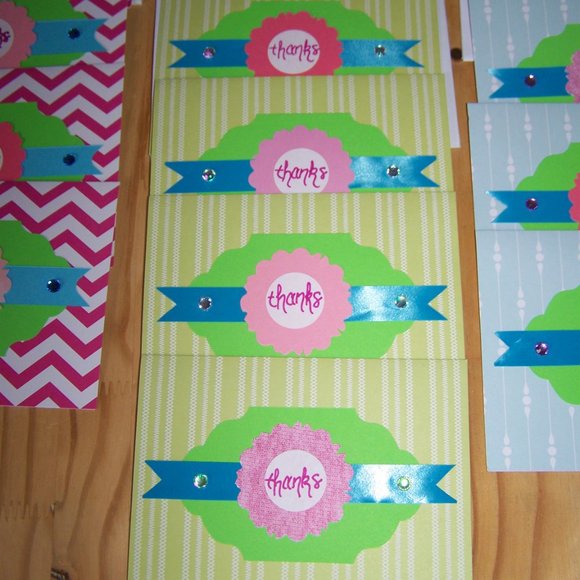 Set of 20 Handmade Thank You Cards - Picture 4 of 7